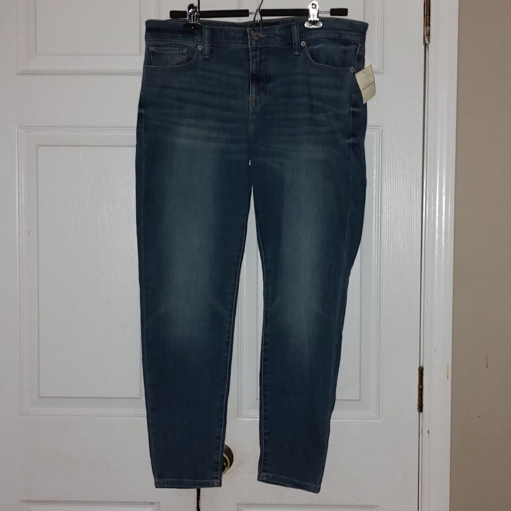 Lucky Brand Low Rise Stella Skinny Ankle Jeans Sz 14 (32) Nwt